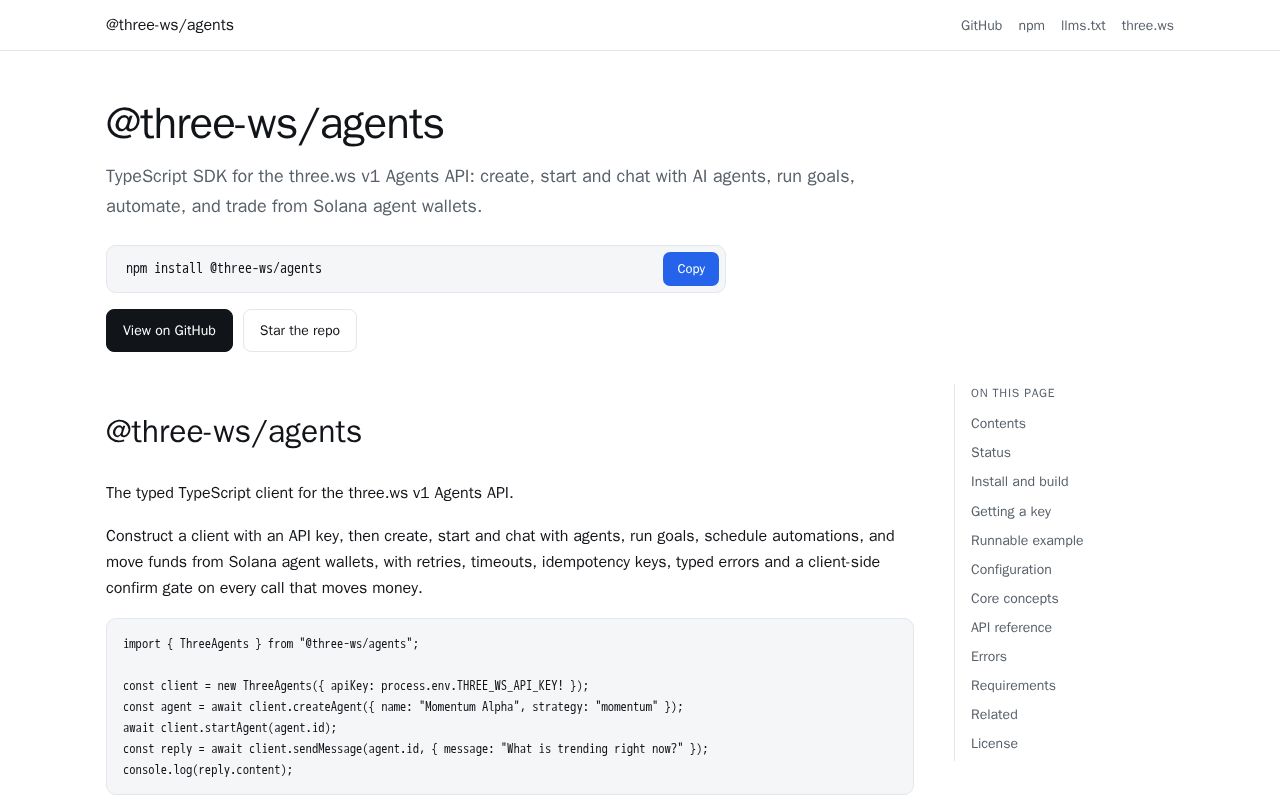 Preview of Three Ws Agents