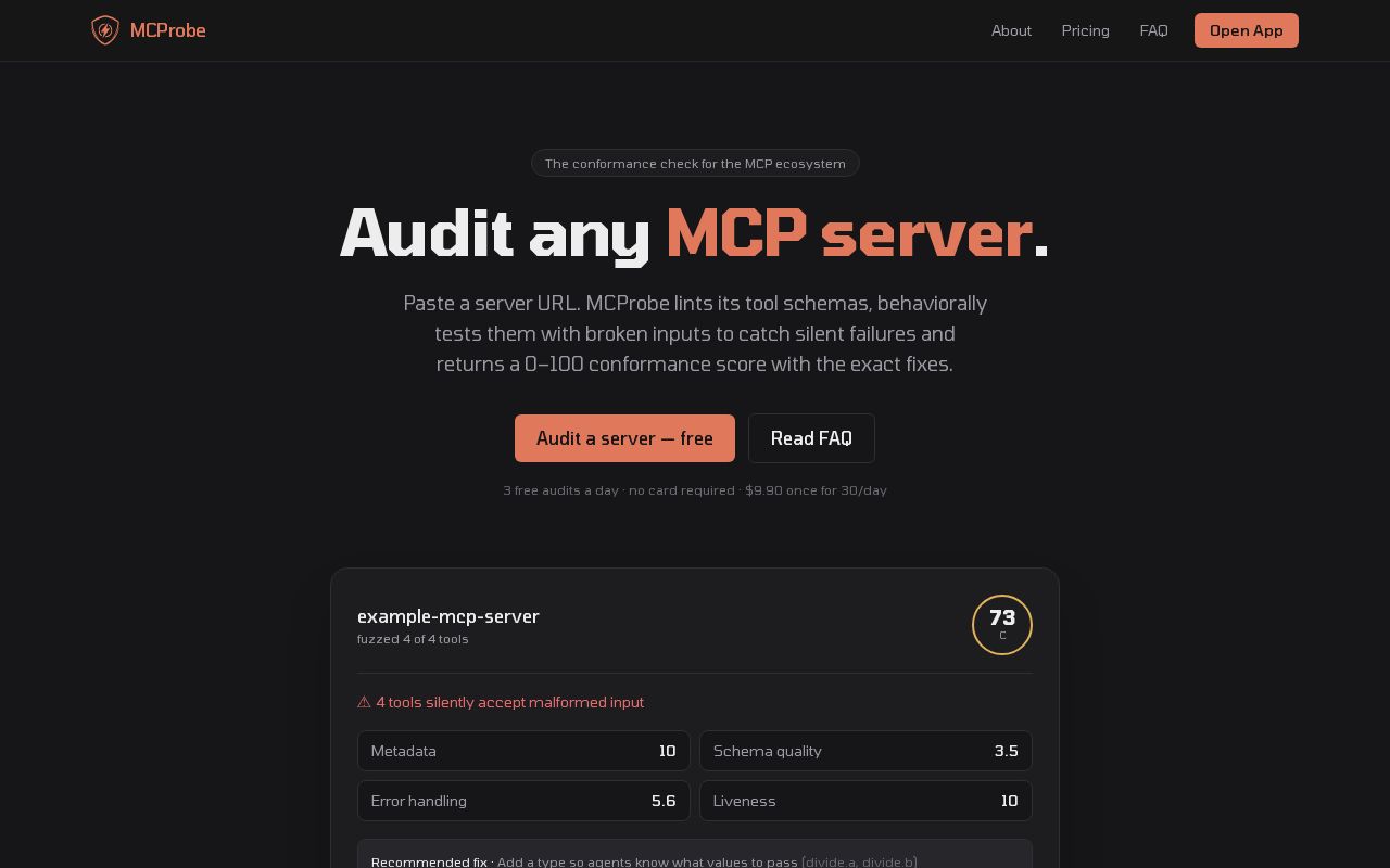 Preview of MCProbe