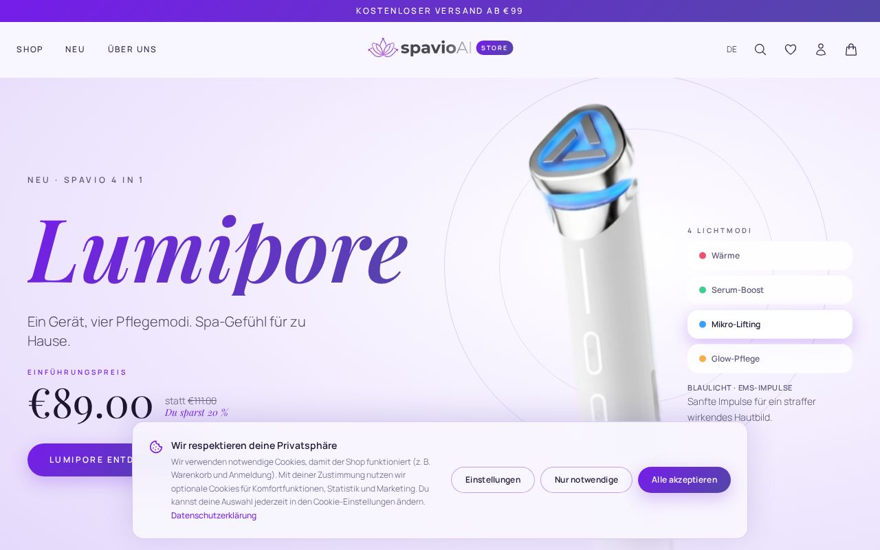 Preview of SpavioAI Store