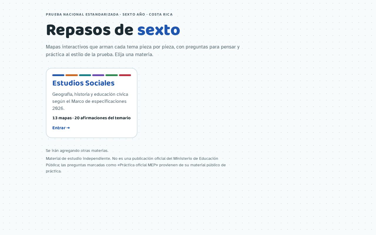 Preview of Repasos de sexto