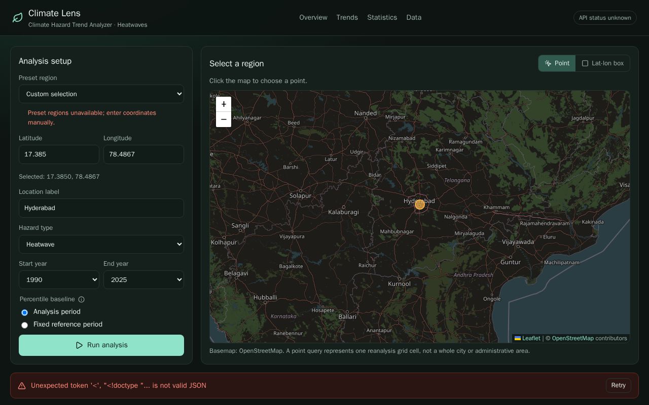 Preview of Climate Lens
