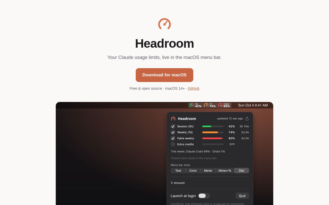 Preview of Headroom