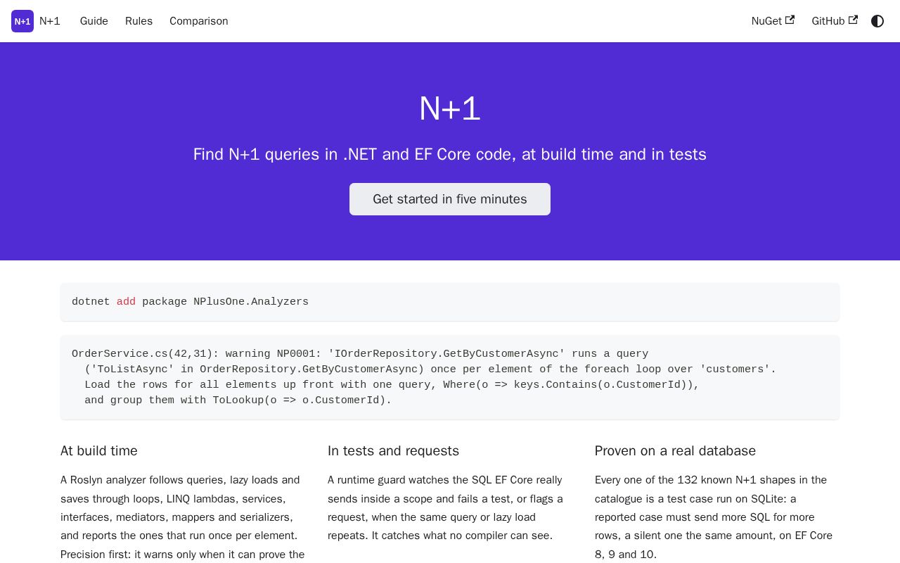 Preview of NPlusOne