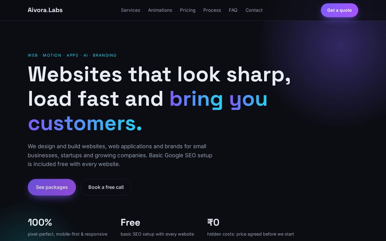 Preview of Com Website
