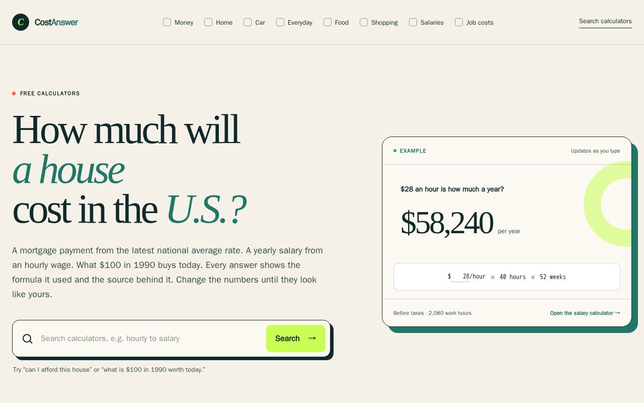 Preview of Costanswer