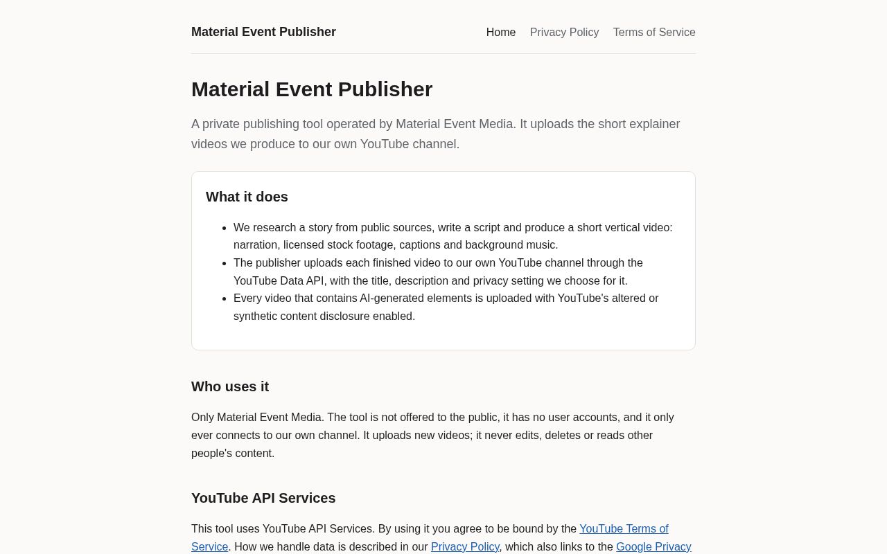 Preview of Materialeventmedia Github Io