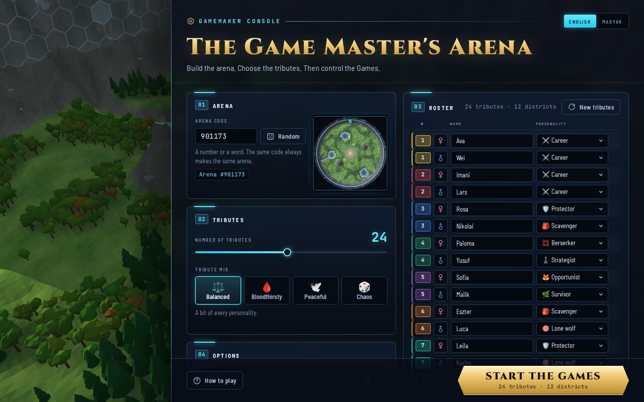 Preview of The Game Master's Arena