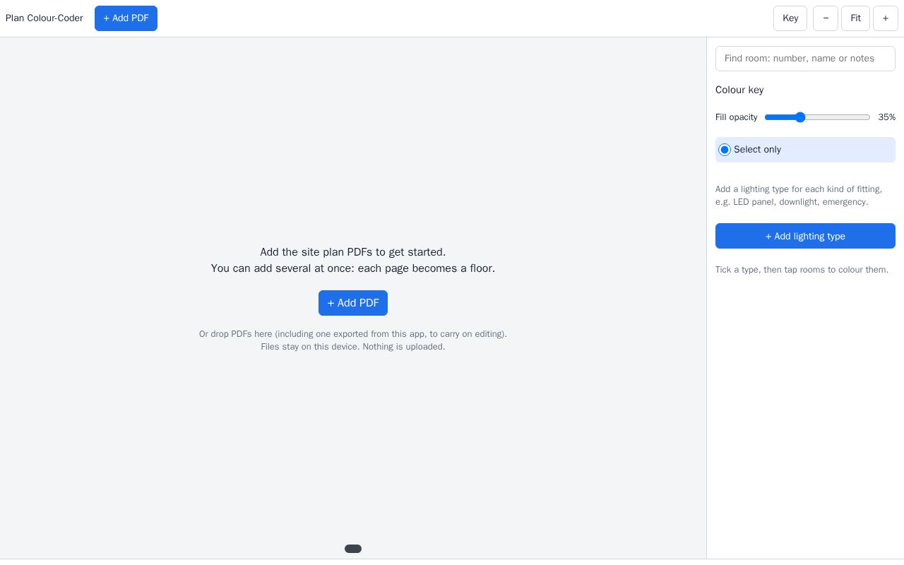 Preview of PDFPlansColourer