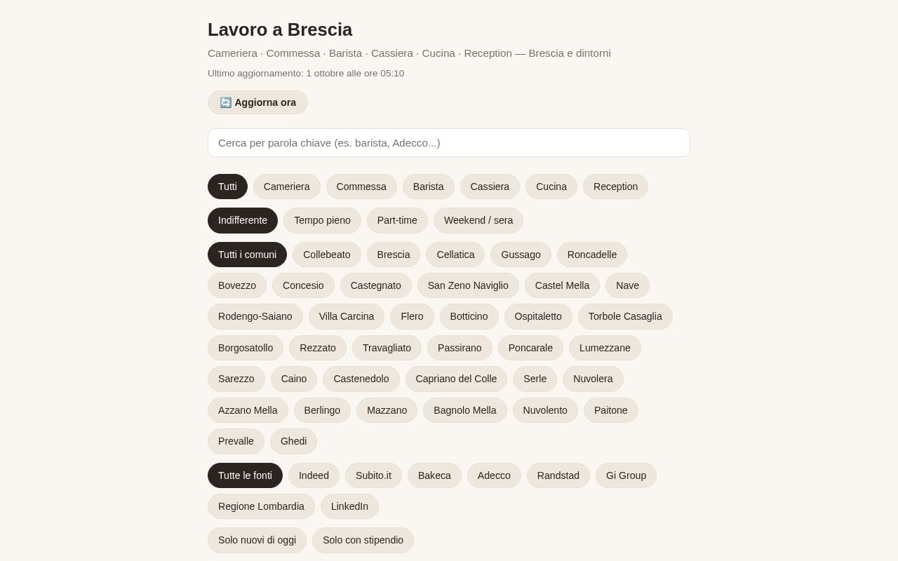 Preview of Lavoro a Brescia