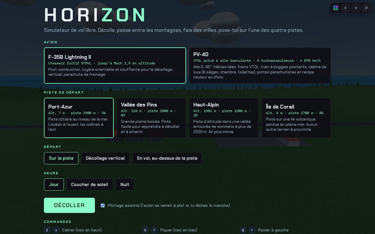 Preview of Simulateur Avion