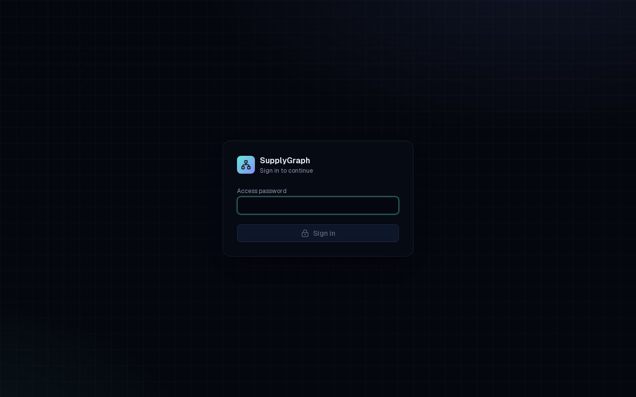Preview of SupplyGraph