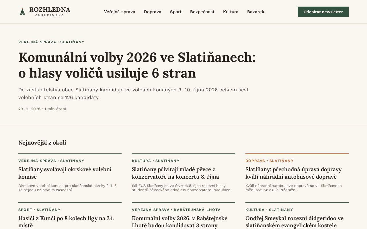 Preview of Rozhledna Web
