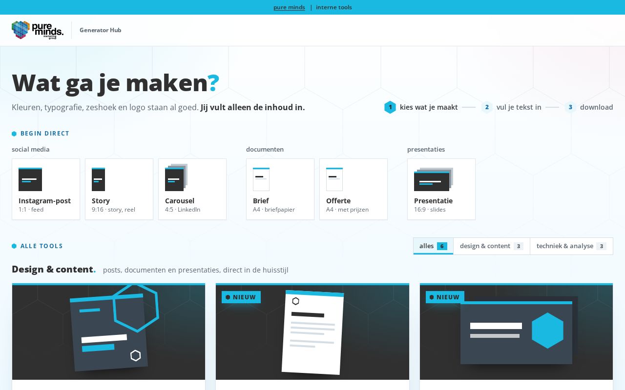 Preview of Pure Minds Tool Hub