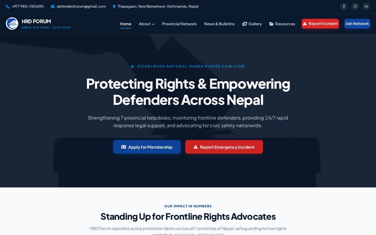 Preview of Hrd Forum Website