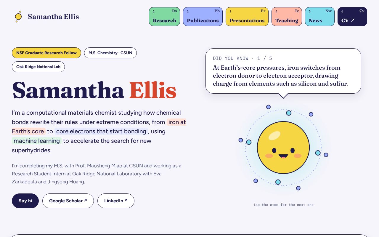 Preview of Sammieellis Github Io