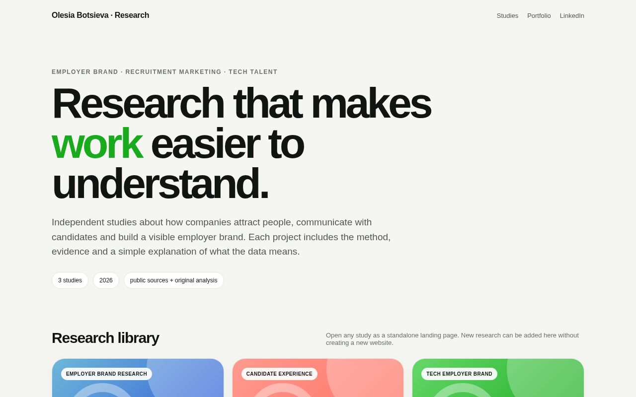 Preview of Research
