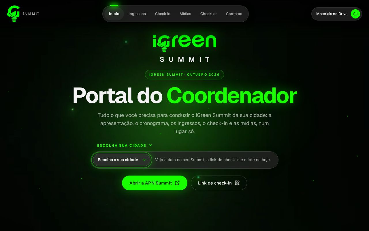 Preview of Portal do Coordenador