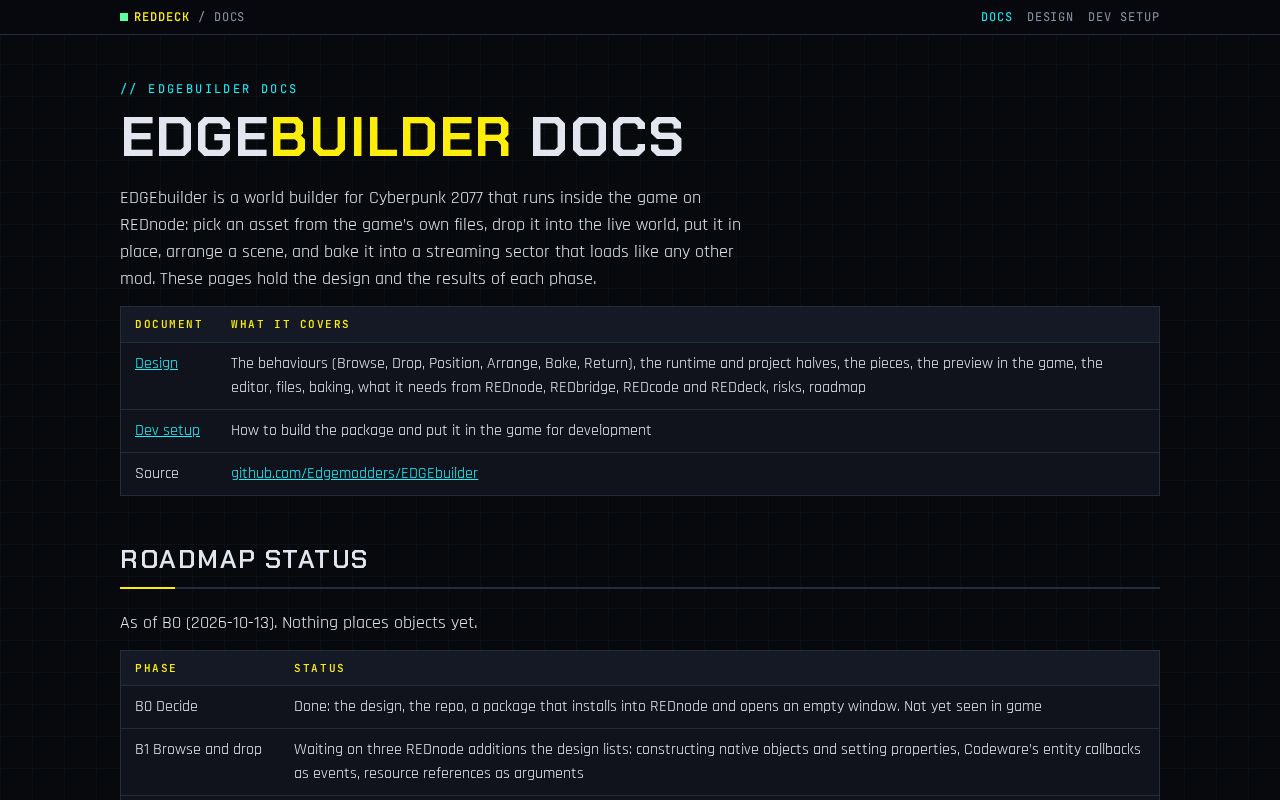 Preview of EDGEbuilder