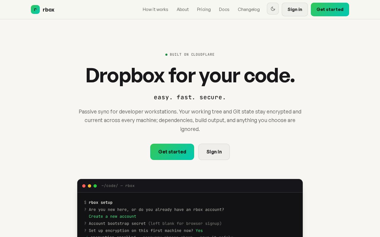 Preview of Rbox Sync