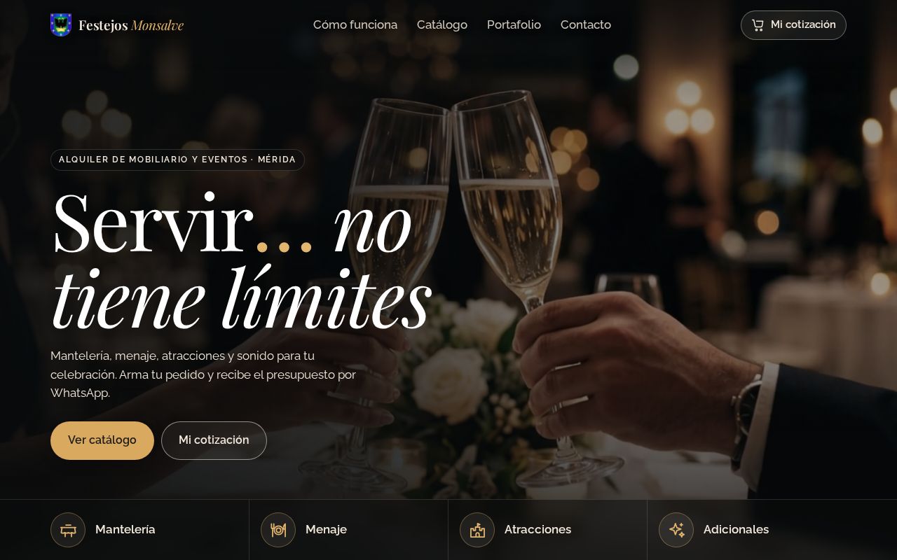 Preview of Web FestejoMonsalve