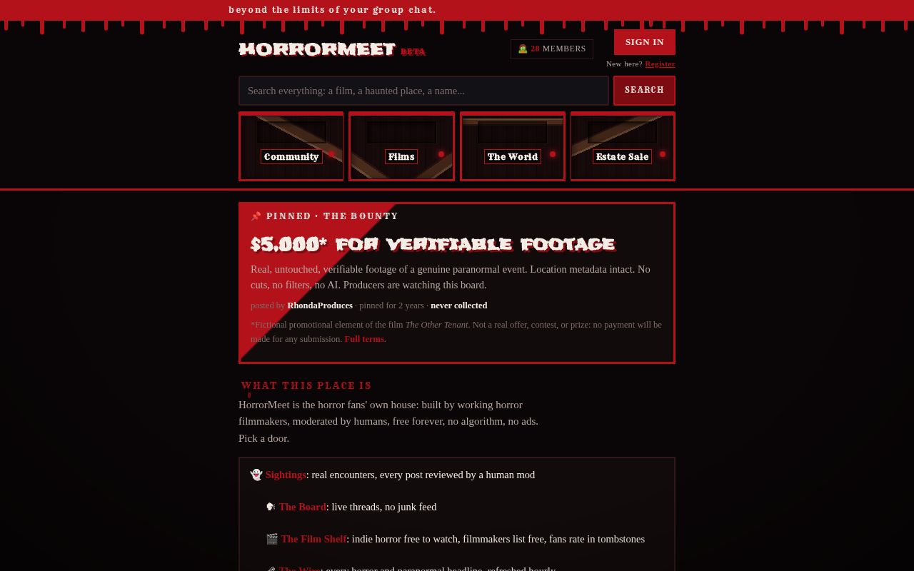 Preview of Horrormeet