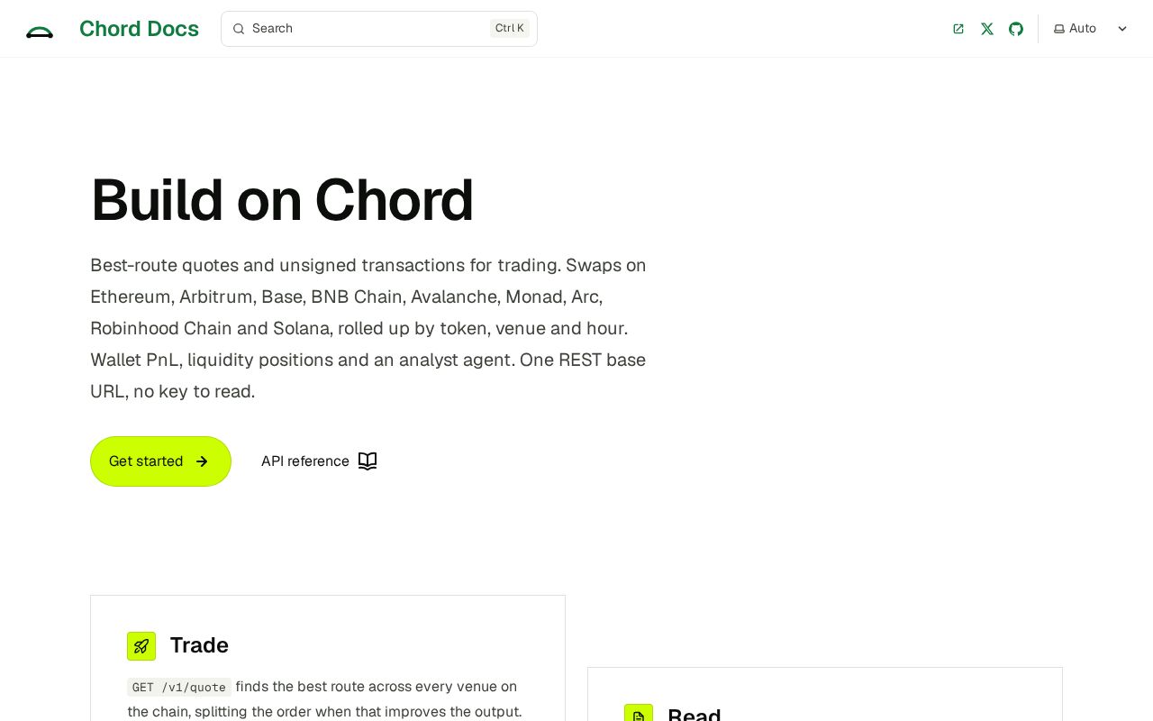 Preview of Chord Agentkit