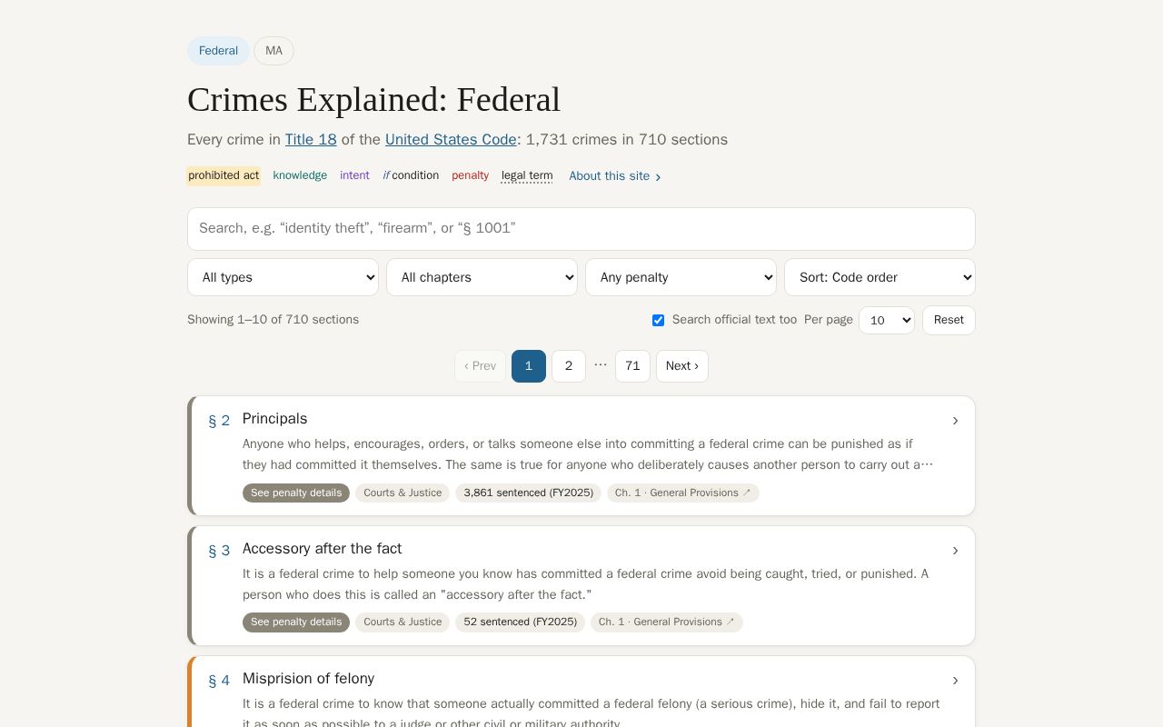 Preview of Crimes Explained