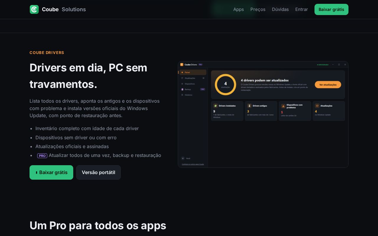 Preview of Coube Drivers