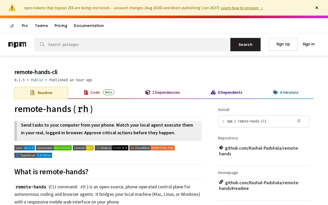 Preview of Remote Hands