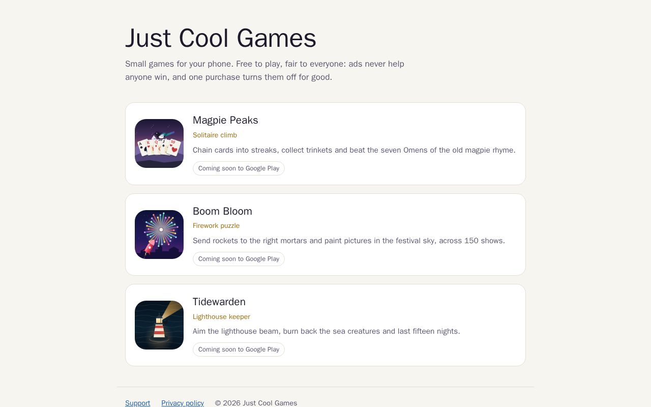 Preview of Justcoolgames Github Io