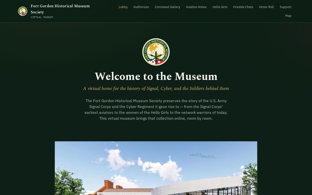 Preview of Fort Gordon Historical Museum Society Virtual Museum