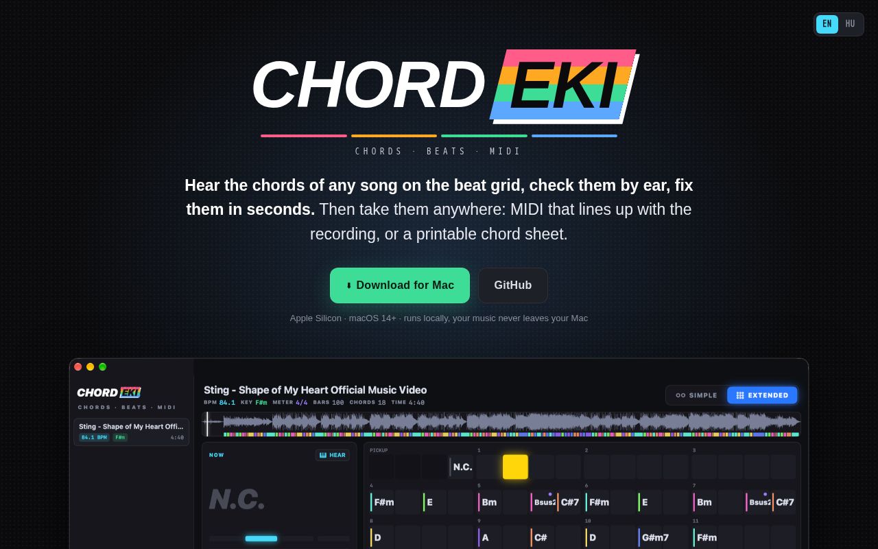 Preview of Chordeki