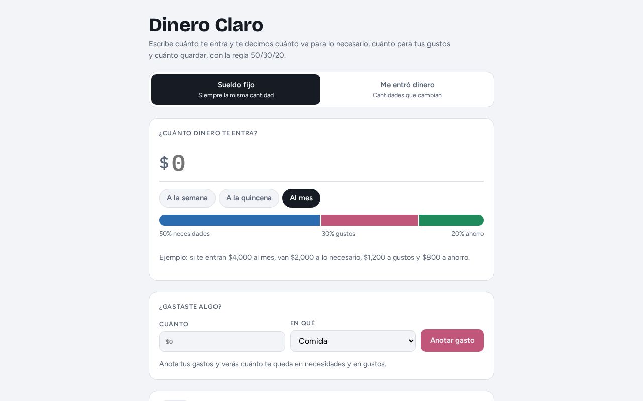 Preview of Dinero