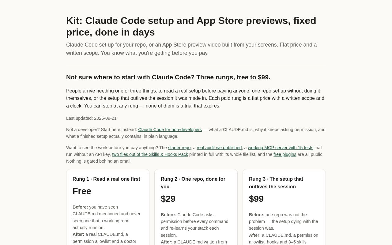 Preview of Kit One Tool Mcp