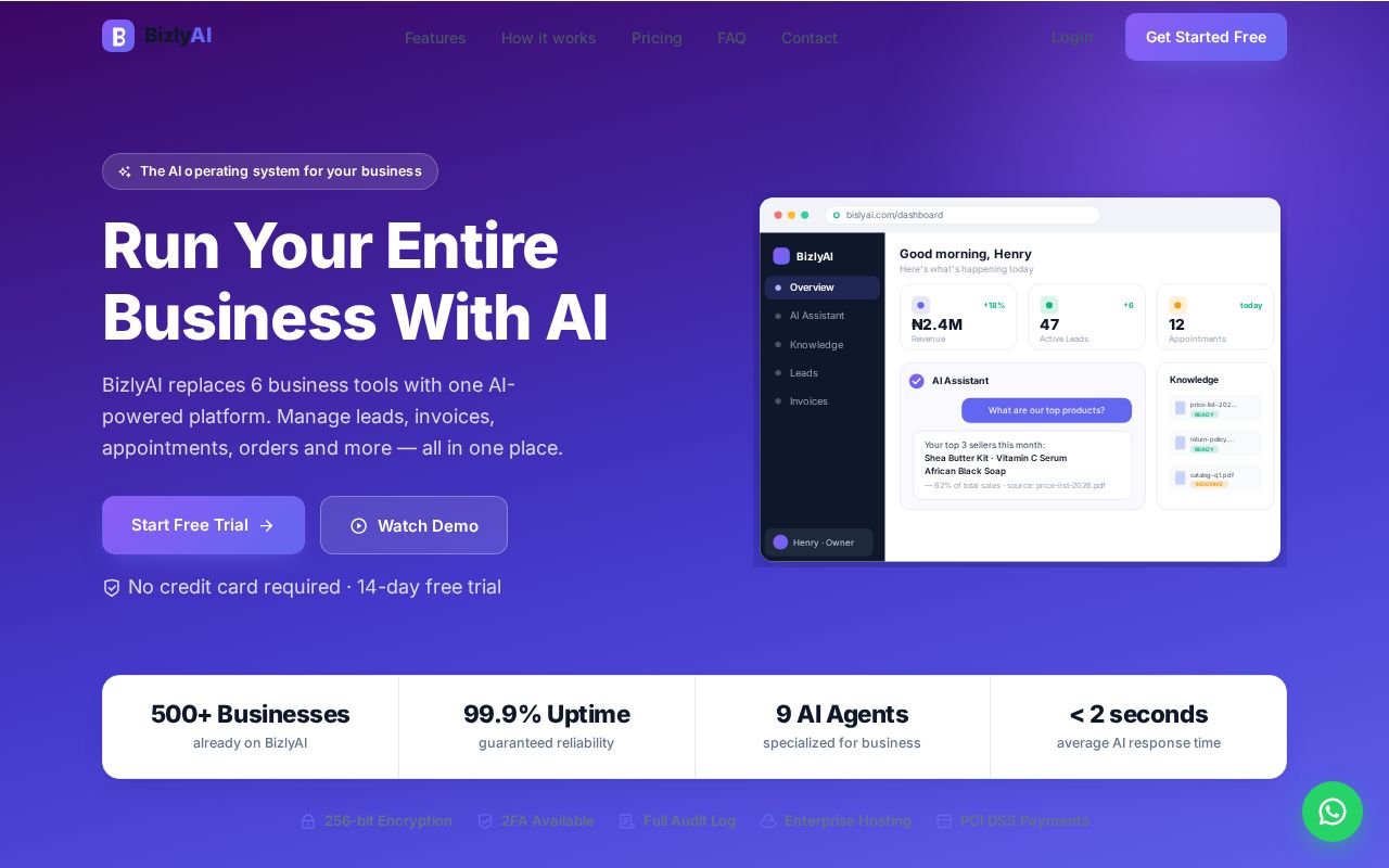 Preview of AIBusinessFrontend
