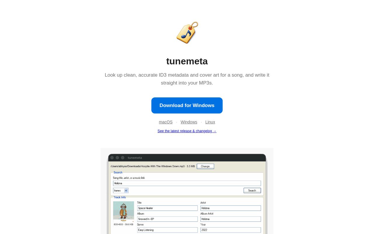 Preview of tunemeta