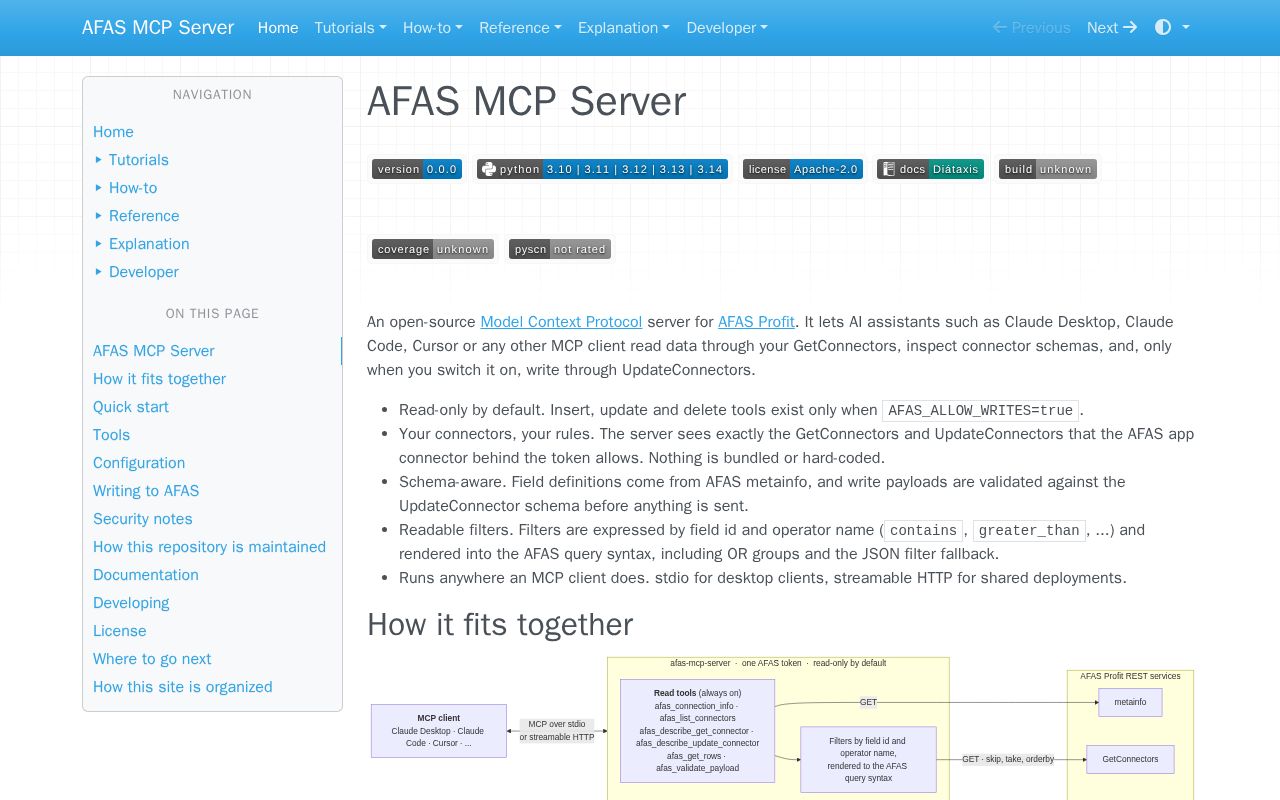 Preview of Afas Mcp Server