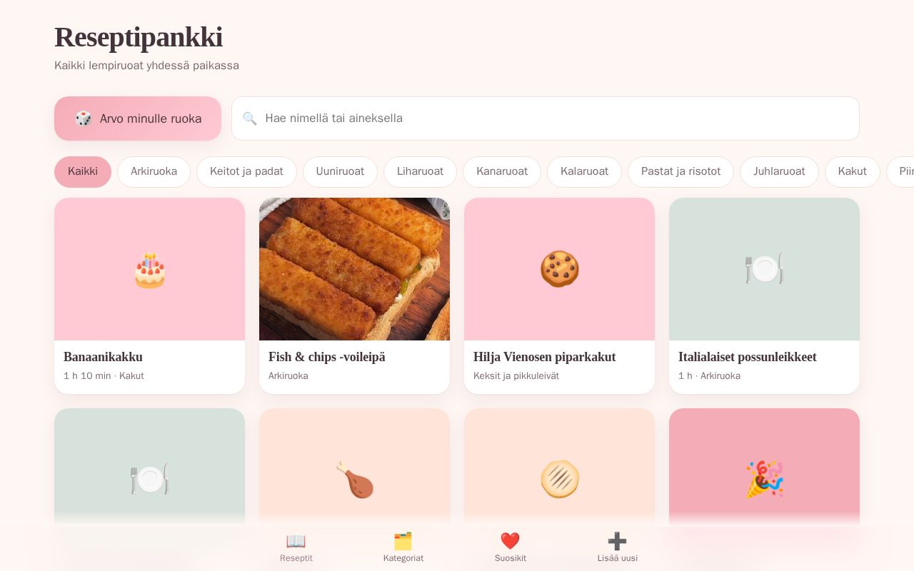 Preview of Reseptipankki