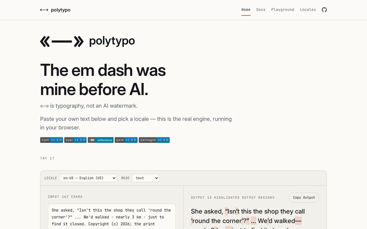 Preview of Polytypo