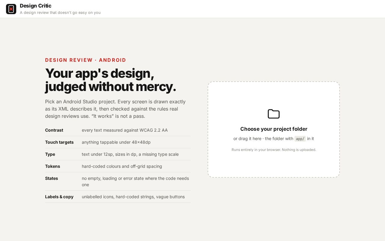 Preview of Design Critic