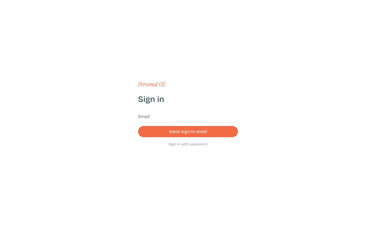 Preview of Personal Os
