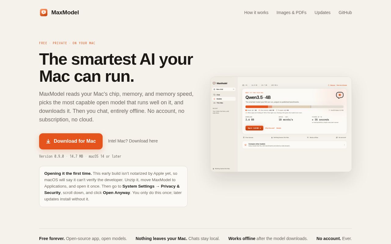 Preview of Maxmodel