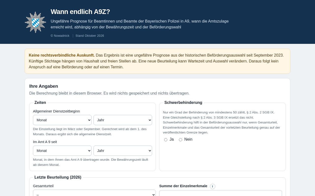 Preview of Wann Endlich A9z