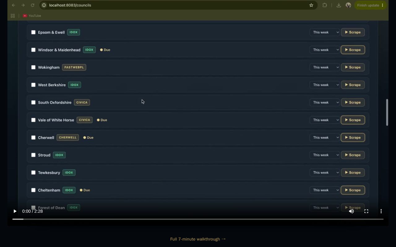 Preview of Planning Lead Engine