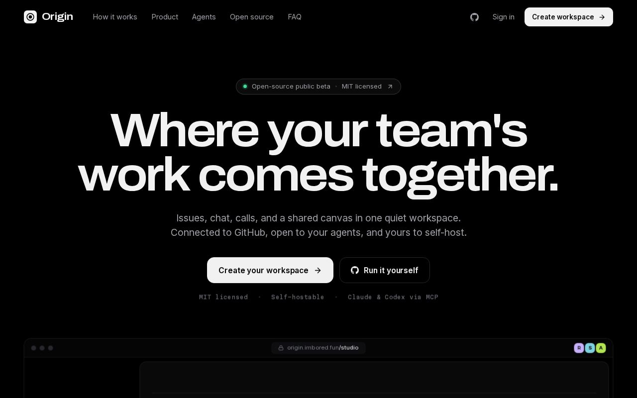 Preview of Origin