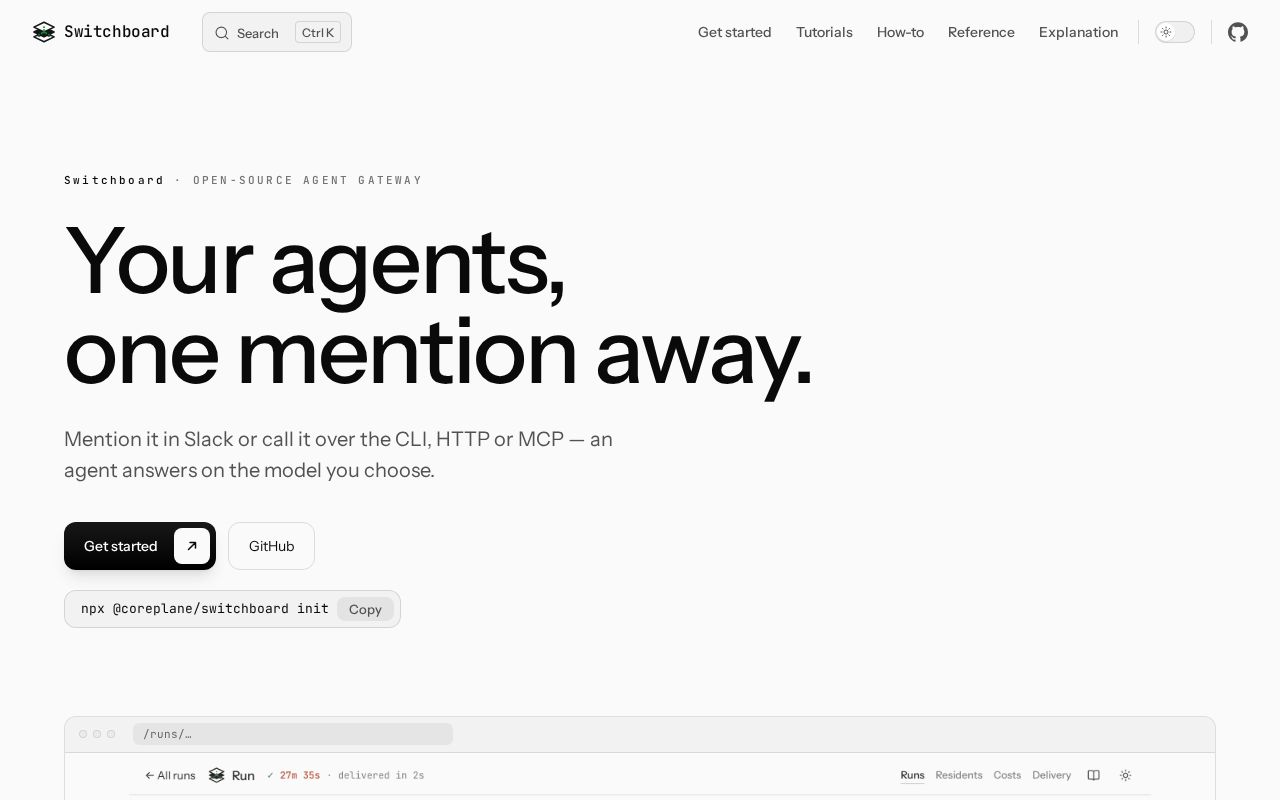 Preview of Switchboard