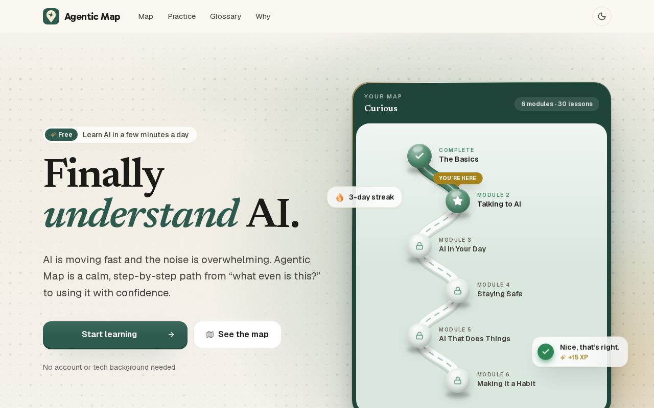Preview of Agentic Map