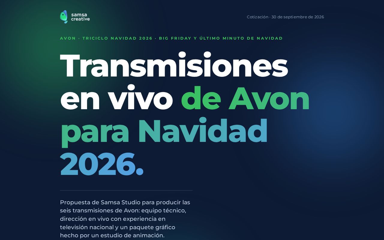 Preview of Avon Transmisiones 2026