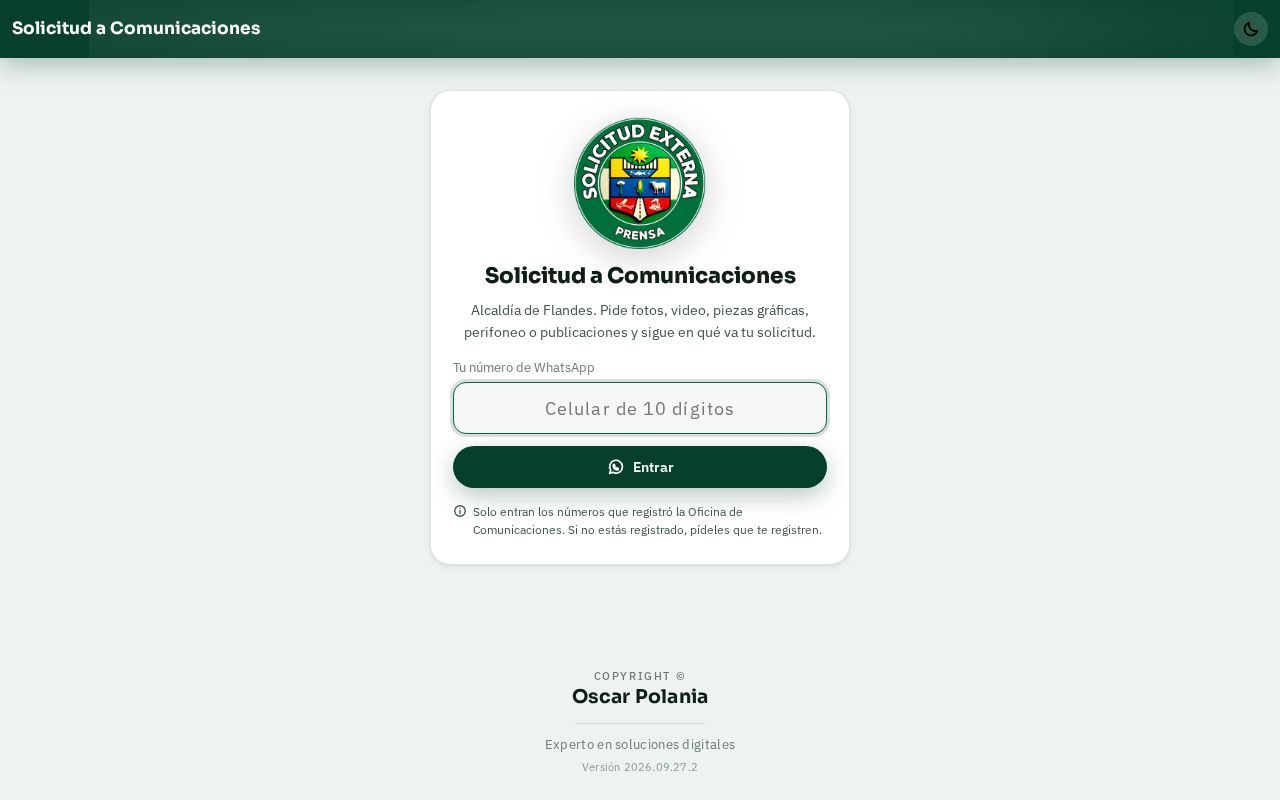 Preview of SOLICITUD PRENSA FLANDES