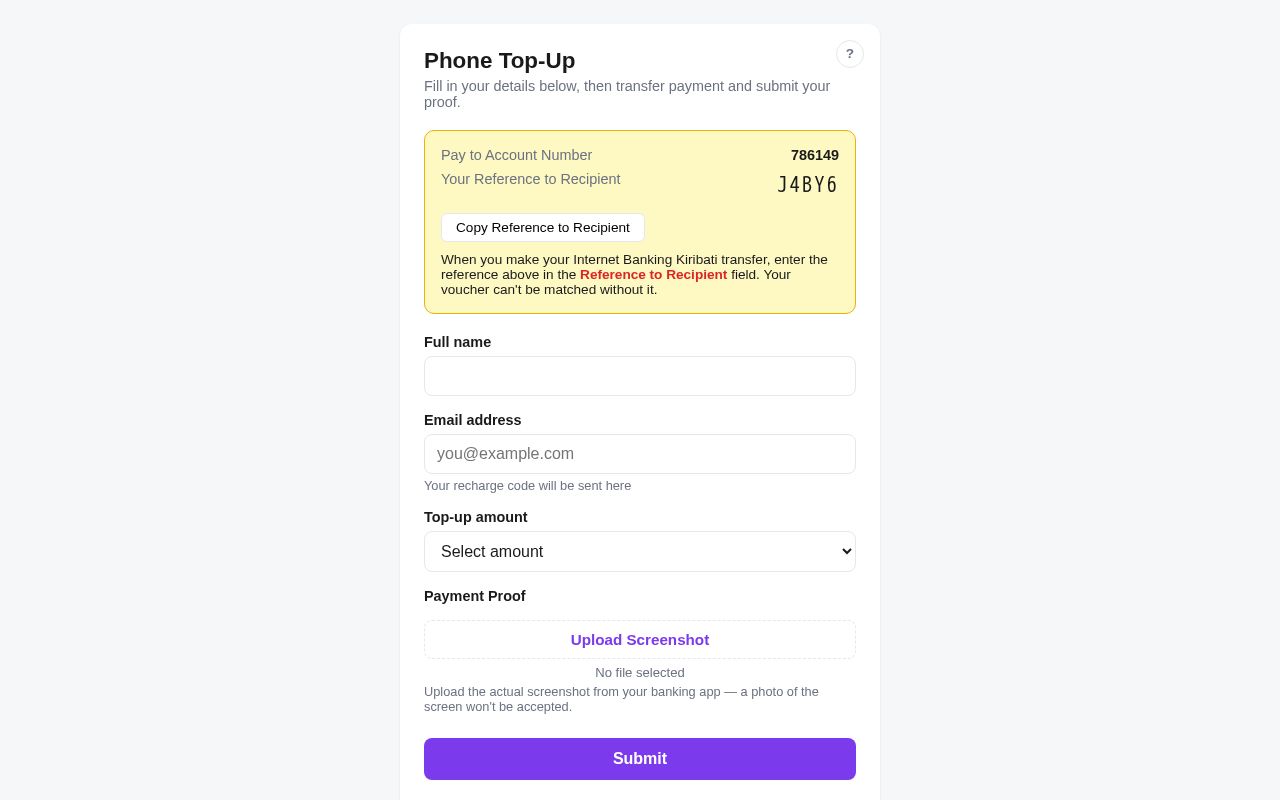 Preview of Topup